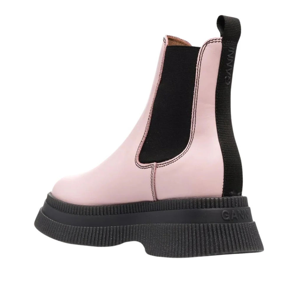 * NEW Ganni Creepers Chelsea Boot in Pale Lilac BT - Picture 3 of 12